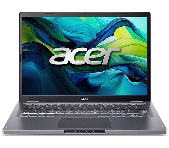 Acer Aspire 14 / A14-51M-59K1 / 5-120U / 14 / WUXGA / 16GB / 512GB SSD/Iris Xe/W11H/Gray/2R (NX.KRWEC.003) + DOPRAVA ZDARMA