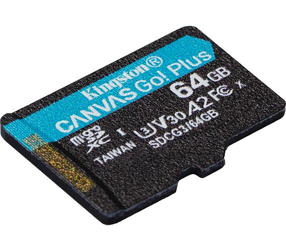 Kingston 1TB microSDXC Canvas Go Plus 170R A2 U3 V30 Single Pack w/o ADP (SDCG3/1TBSP)