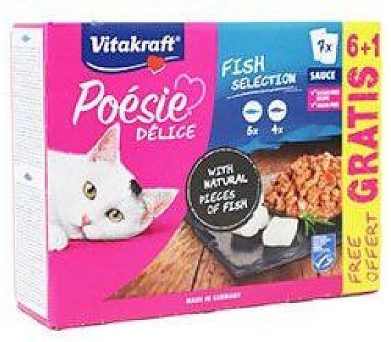 Vitakraft Cat Poésie DéliSauce Multipack rybí 6+1x85g