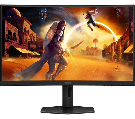 AOC LCD herní C27G4ZXU 27" zakřivený VA / 1920x1080@280Hz / 0,3ms / 300cd / 2xHDMI / DP / Repro / Pivot / HAS / VESA + DOPRAVA ZDARMA