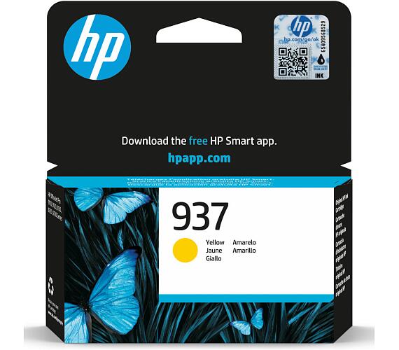 HP Ink Cartridge 937/Yellow/800 stran (4S6W4NE#CE1)