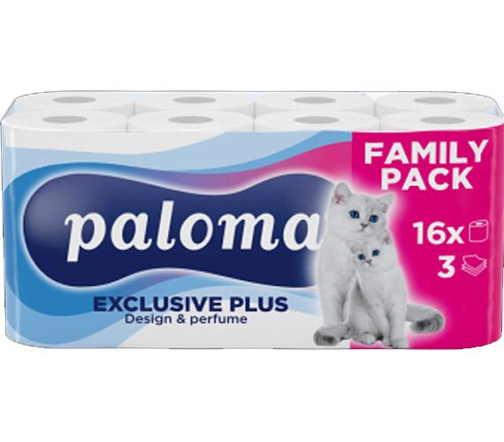 Paloma 3vrstvý toaletní papír Exclusive Soft Decor