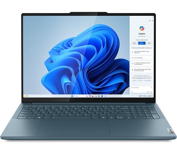 Lenovo Yoga Pro 9 / 16IMH9 / U9-185H / 16" / 3200x2000 / 64GB / 1TB SSD/RTX 4070/W11P/Tidal Teal/3R (83DN001SCK) + DOPRAVA ZDARMA