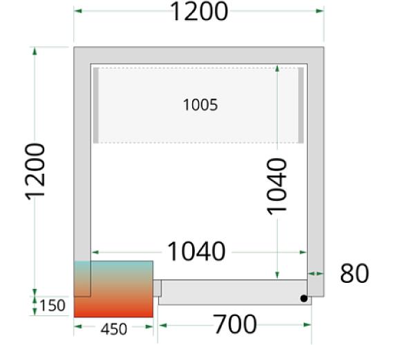 CR 120x120x220 + DOPRAVA ZDARMA