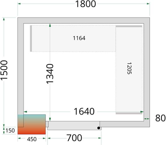 CR 180x150x220 + DOPRAVA ZDARMA