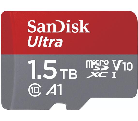 Sandisk Ultra microSDXC 1,5 TB + SD Adapter 150 MB/s A1 Class 10 UHS-I + DOPRAVA ZDARMA