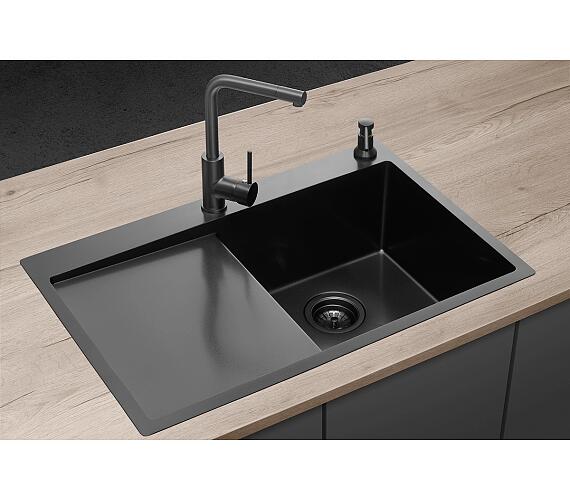 Nerezov dez s odkapem Concept DNN1045dsr NANO coat TITANIA, prav