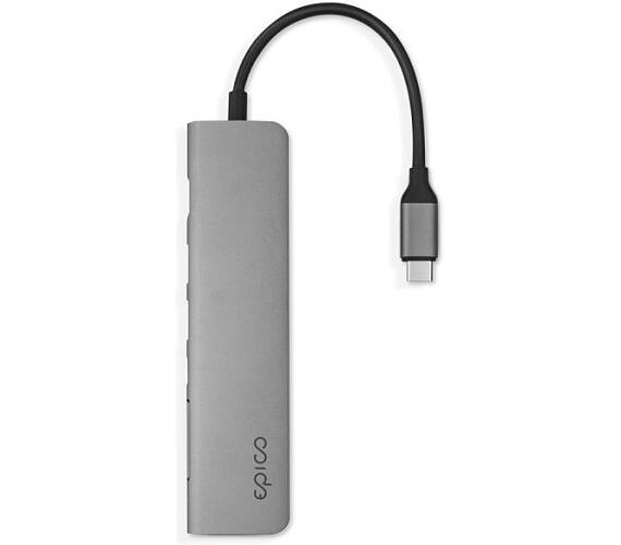 Epico multifunkční Hub USB-C 7v1 8K vesmírně šedý + DOPRAVA ZDARMA