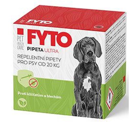 PET HEALTH CARE FYTO pipeta ULTRA pro psy od 20kg 6x10ml PHC