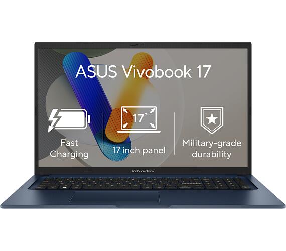 Asus Vivobook 17 - i3-1315U/8GB/512GB SSD/17,3"/FHD/IPS/2y PUR/Win 11 Home/modrá (X1704VA-AU402W) + DOPRAVA ZDARMA