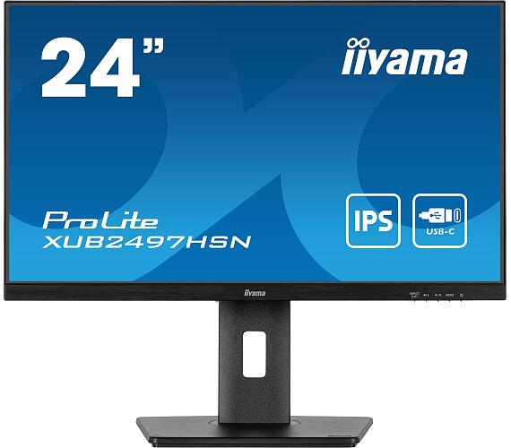 IIYAMA iiyama ProLite / XUB2497HSN-B1 / 23,8" / IPS / FHD / 100Hz / 1ms / Black / 3R