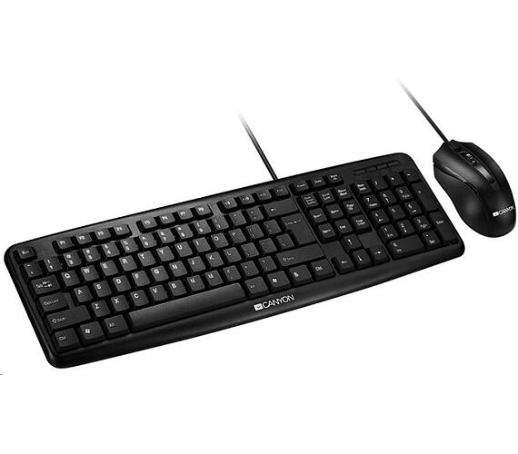 Canyon Drátový SET-1 CS klávesnice + myš