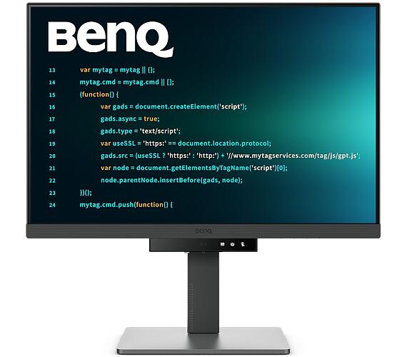BENQ 24" LED RD240Q/ 2560x1600/ IPS panel/ 1000:1/ 5ms/ HDMI/ DP / USB-C / Pivot / výškově nast./ eye care features/ černý (9H.LLXLA.TBE)