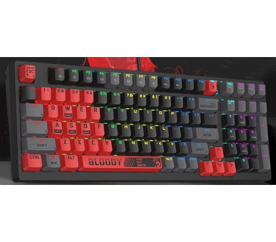A4TECH Bloody S98 Sports mechanická herní klávesnice,RGB podsvícení