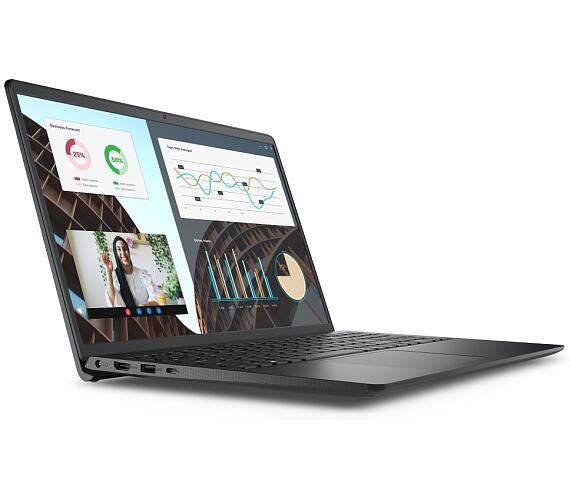 Dell Vostro 15 (3530)/ i5-1334U/ 8GB/ 512GB SSD/ 15.6" FHD/ Intel UHD/ FPR/ podsv.kl./ W11Pro/ černá/ 3Y PS on-site (2KGWH)