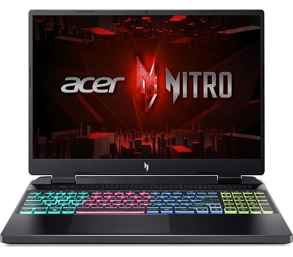 Acer Nitro 16 / AN16-51-580U / i5-13420H / 16" / WUXGA / 16GB / 1TB SSD/RTX 4050/W11H/Black/2R (NH.QJMEC.00P)