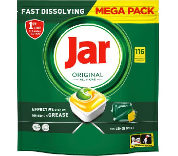 Jar tablety do myky Yellow, 116ks