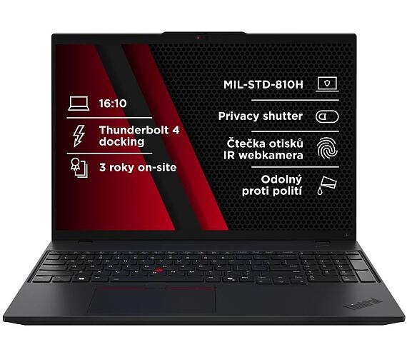 Lenovo NTB ThinkPad L16 G1 - Ultra7 155U,16" WUXGA,16GB,1TBSSD,5MP+IRcam,W11P (21L3004GCK)