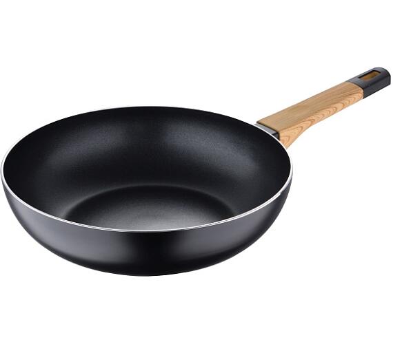 Bergner Wok pánev s nepřilnavým povrchem 28 cm Earth Black BG-34627-BK