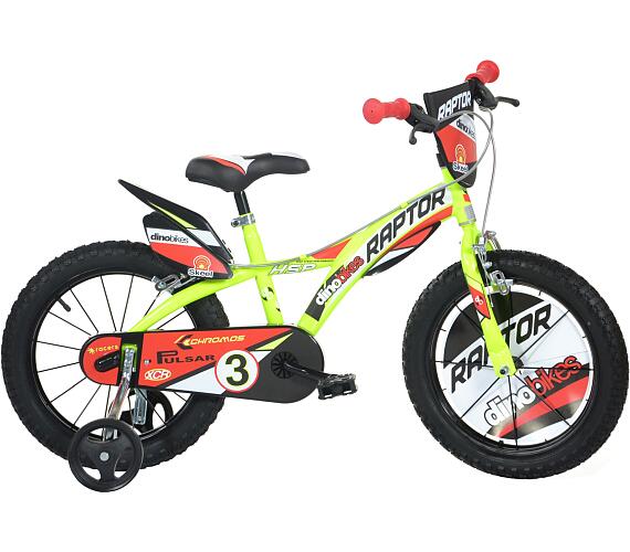 Dino Bikes 614 Raptor žlutá 14" 2023 dětské kolo