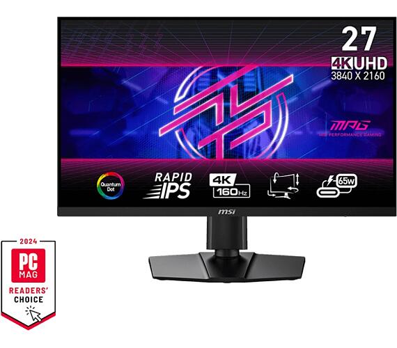 MSI MPG/274URF QD/27"/IPS/4K UHD / 160Hz / 0,5ms / Black / 2R (MPG 274URF QD)