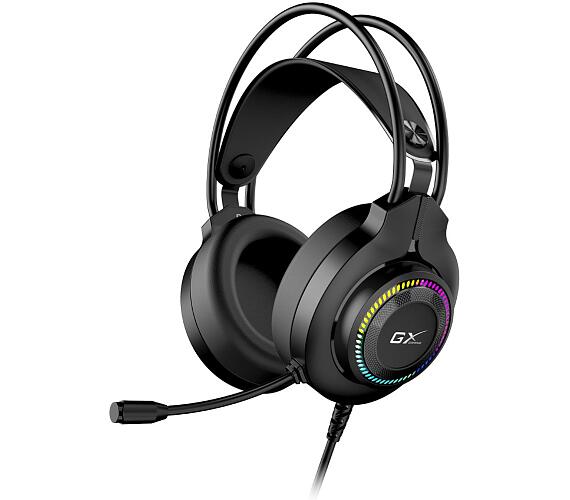 Genius GX GAMING headset - HS-GX580U/ USB/ RGB LED/ ovládání hlasitosti (31710028400)