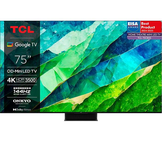 TCL 75C855 + SledováníTV na 6 měsíců* + DOPRAVA ZDARMA