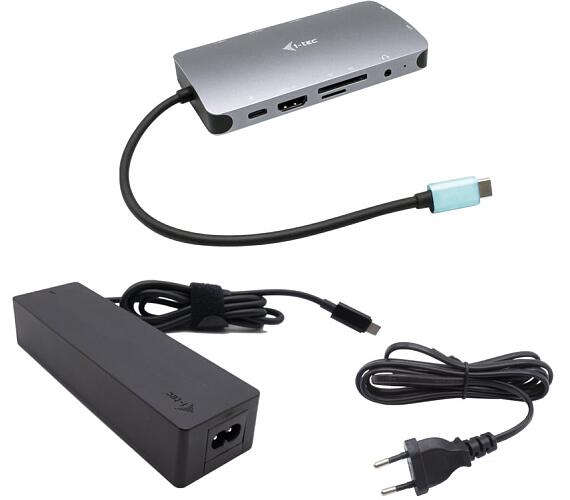 I-TEC dokovací stanice USB-C Metal Nano Dock HDMI/VGA with LAN + Power Delivery 100W + nabíječka 100W (bundle) (C31NANOVGA100)