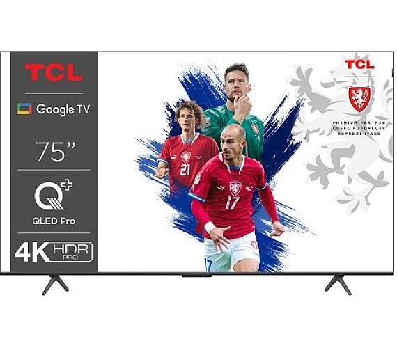 TCL 75C655 + SledováníTV na 6 měsíců*