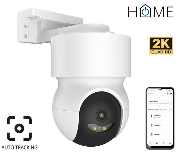 iGET HOME Camera CS8 White - WiFi 2K IP kamera otočná