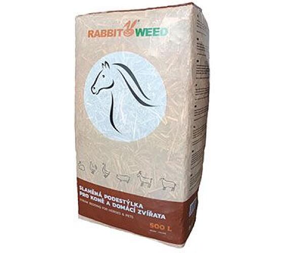 Rabbit Weed Podestlka slamn pro kon a zvata RabbitWeed 500l