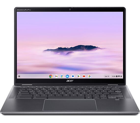 Acer Chromebook Plus Spin 514 / CP514-4HN-36VY / 3-100U / 14" / WUXGA / T / 8GB / 256GB SSD / UHD / Chrome / Gray / 2R (NX.KYQEC.001) + DOPRAVA ZDARMA