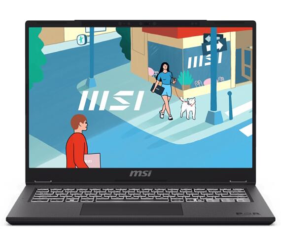 MSI Modern/14 H D13MG-223CZ / i7-13620H / 14" / WUXGA / 16GB / 1TB SSD / UHD / W11H / Black / 2R (9S7-14L112-223) + DOPRAVA ZDARMA