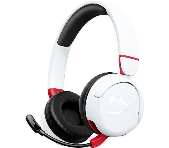 HyperX Cloud Mini / BT / Bezdrát / Bílá-červená (7G8F2AA) + DOPRAVA ZDARMA