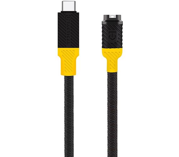 Tactical Recce 3:20 kabel pro Garmin USB-C Black/Yellow