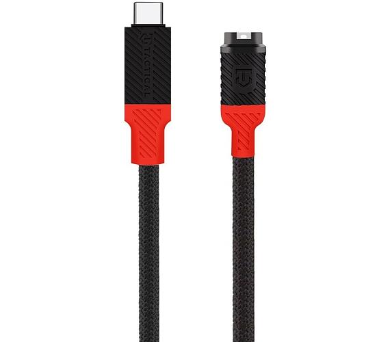 Tactical Recce 3:20 kabel pro Garmin USB-C Black/Red