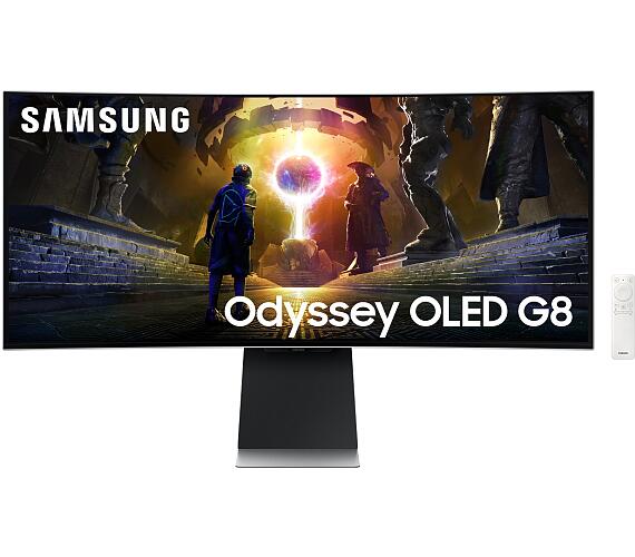 Samsung Odyssey OLED G8 / G855D / 34" / OLED / 3440x1440 / 175Hz / 0,03ms / Silver / 3R (LS34DG850SUXDU) + DOPRAVA ZDARMA