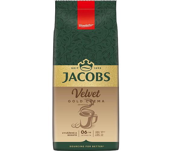 Zrnková káva JACOBS Velvet Crema Gold Tassimo