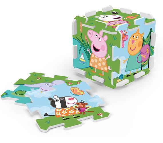 TREFL Pěnové puzzle Prasátko Peppa/Peppa Pig 32x32x1cm 8ks ve fólii 0m+