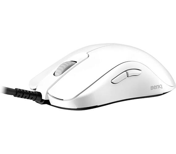 ZOWIE by BenQ herní myš FK2-B-SEWH WHITE/ drátová/ 3200 dpi/ USB/ bílá/ 5 tlačítek/ střední velikost (9H.N44BB.A6E)