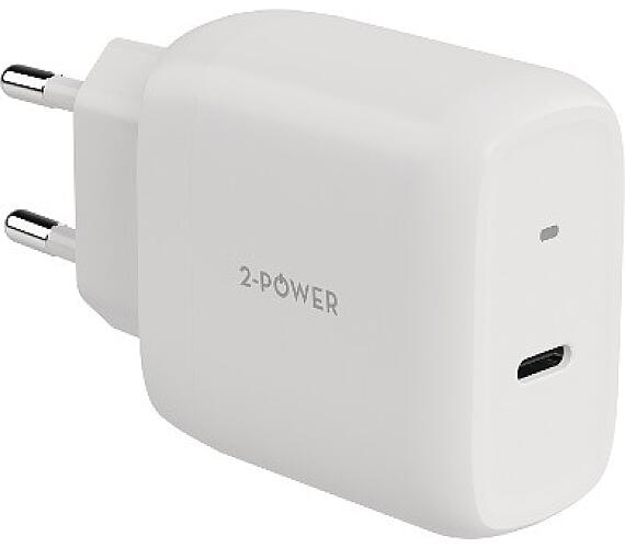 2-Power USB nabíječka PD 45W GaN 1 x USB-C (2PWC45W01G-EU)