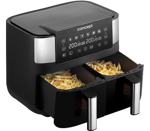 Concept Horkovzdušná fritéza DOUBLE 8 l FR8000 + DOPRAVA ZDARMA