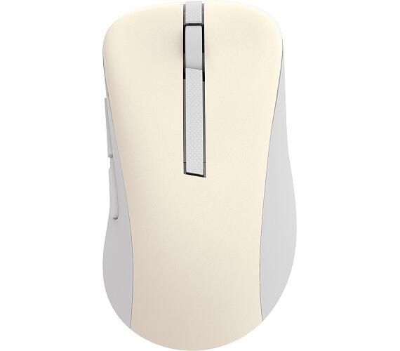 Asus ASUS Wireless Mouse MD102/Kancelářská/Optická/Pro praváky/1 600 DPI/USB+BT/Béžová (90XB0900-BMU020)