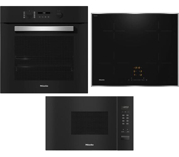 Miele H 2467 B ACTIVE + Indukční deska Miele KM 7361 FR + Mikrovlnná trouba Miele M 2230 SC + DOPRAVA ZDARMA