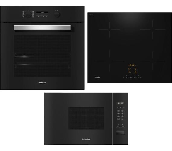 Miele H 2467 B ACTIVE + Indukční deska Miele KM 7361 FL + Mikrovlnná trouba Miele M 2230 SC + DOPRAVA ZDARMA