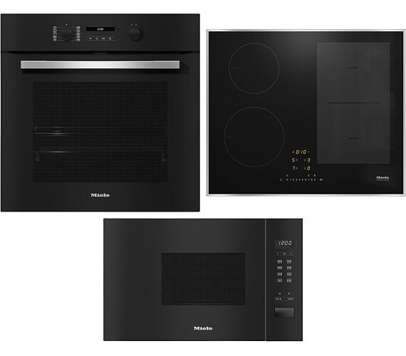 Miele H 2766-1 BP 125 Edition + Indukční deska Miele KM 7466 FR 125 Edition + Mikrovlnná trouba Miele M 2230 SC + DOPRAVA ZDARMA