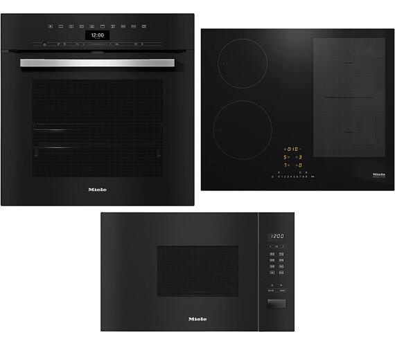 SET Konvektomat Miele DGC 7351 + Indukční deska Miele KM 7466 FL 125 Edition + Mikrovlnná trouba Miele M 2230 SC + DOPRAVA ZDARMA