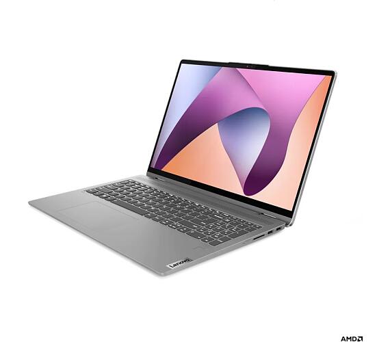 Lenovo IdeaPad FLEX 5 Ryzen 5 7430U/16GB/SSD 512GB / 16" / IPS / WUXGA / multitouch / lesklý / 300nitů / FPR / PERO / WIN11 Home/stříbrná (82XY0086CK)