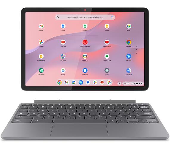 Lenovo Chromebook Duet/11M889/Kompanio 838 / 10,95" / WUXGA / T / 4GB / 64GB eMMC/Mali G57/Chrome/Gray/2R (83HH000VMC) + DOPRAVA ZDARMA