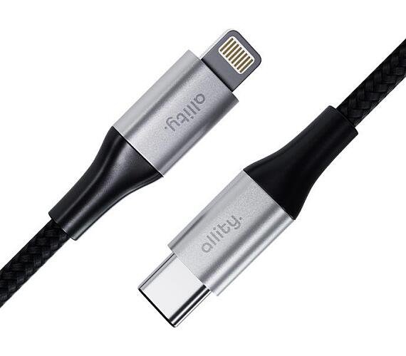 Allity AUC-01 USB-C/Lightning 1m 27W černý